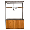Buffet Steel Wood met hoog frame (set)