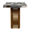 Statafel Wood Circulair (set)