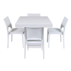 Tafel Blitz laag met 4 stoelen (set)