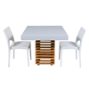 Tafel Wood Blitz laag met 2 stoelen (set)