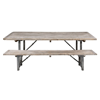 Picknick tafel met 2 banken (set)