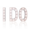 Lichtletters XL "I DO"
