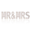 Lichtletters XL "MR & MRS"